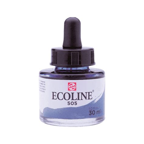 Акварель жидкая Ecoline банка 30 мл № 505 Ультрамарин светлый, цвет ...