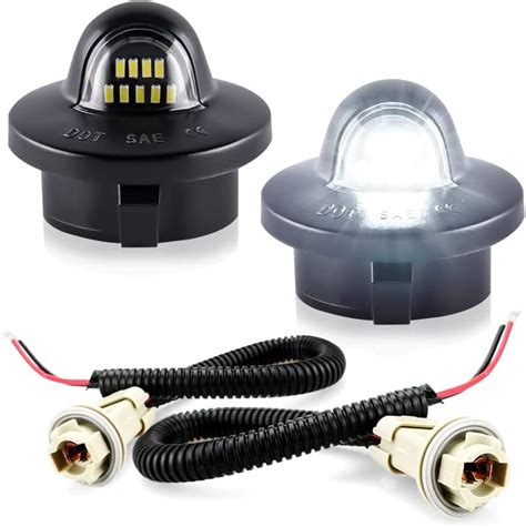 Amazon Hercoo Led License Plate Light Lens Lamp Socket Wiring