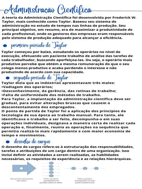 Principios Da Administração Cientifica - Princípios da Administração Científica | PDF | Science