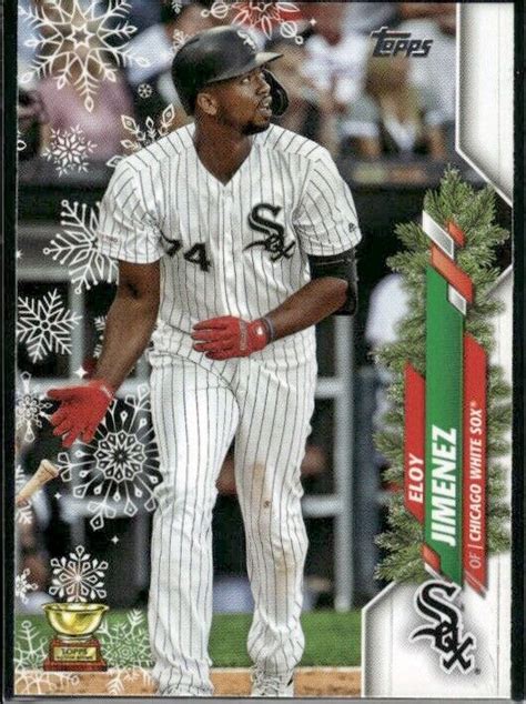 Eloy Jimenez 2020 Topps Holiday Rookie Cup HW142 Chicago White Sox EBay