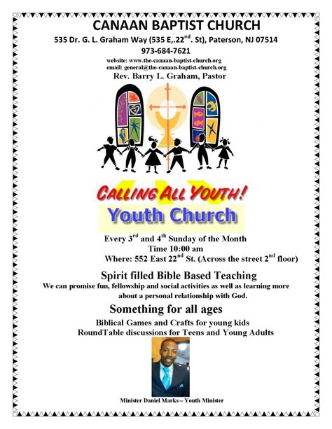 Youth Church Flyer 11-10-18 - Canaan Baptist Church