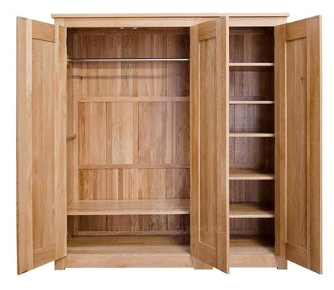 Top 15 Of Oak 3 Door Wardrobes