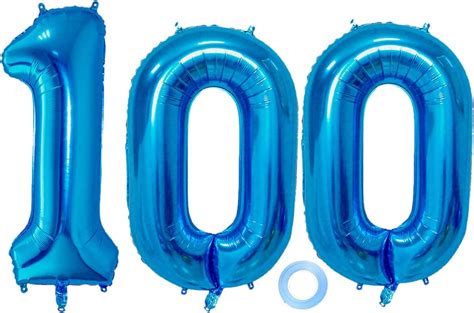 Number 100 Balloons 32 Inch Digital Balloon Alphabet 100th