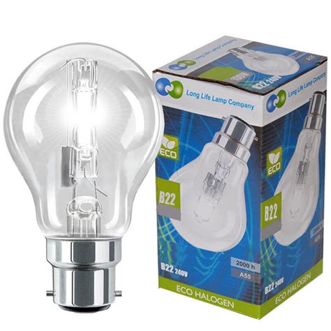 Long Life XENON Eco Halogen GLS Energy Saving B22 Or E27 Cap 28w 42w