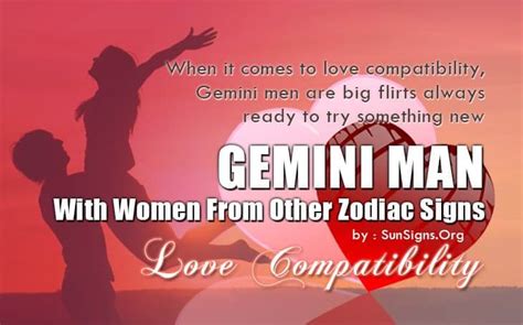 Gemini Man Compatibility With Women From Other Zodiac Signs