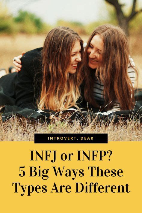 Infj Vs Infp How To Tell These Similar Personalities Apart Infj Infp T Personality Infp