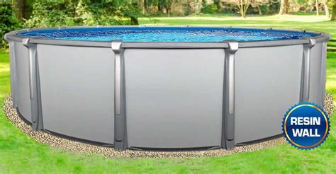 21 X54 Saltwater Aurora Round Pool With Resin Composite Wall