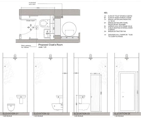 Bathroom drawings with elevation marker | Graphic design inspiration ...