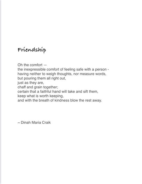 Friendship Poem PDF - Etsy