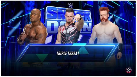 Austin Theory Vs Bobby Lashley Vs Sheamus Wwe World Heavyweight