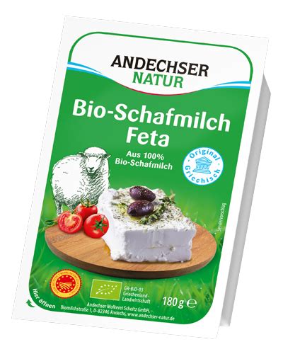 Bio Schafsmilch Feta G Andechser Feinschmecker