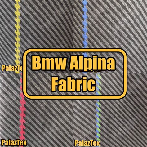 Bmw Alpina Oem Style Seat & Upholstery Fabrics - PalazTex