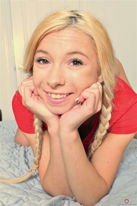 Teen Kenzie Reeves Displays Her Meaty Pussy Through Her Crotchless Panties CoedCherry