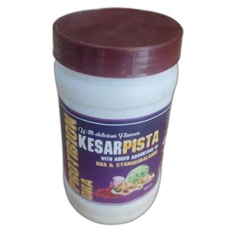 Dha And Cyanocobalamin Kesar Pista Protein Powder Packaging Size 200