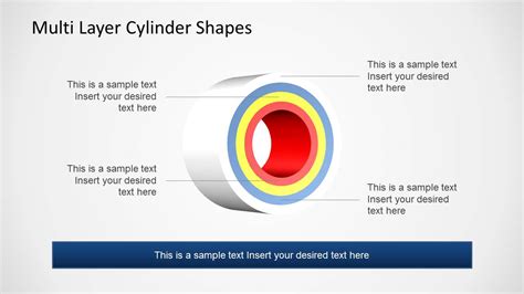 Layered Cylinder Diagrams For PowerPoint SlideModel