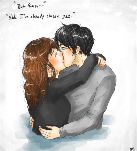 Harry And Hermione Kiss Fan Art