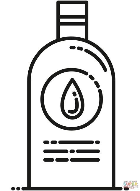 Shampoo Coloring Page Free Printable Coloring Pages