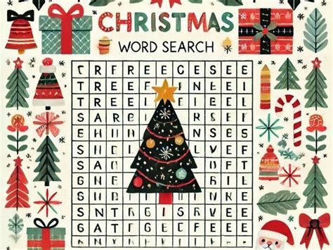 Christmas Word Search Eyfs Ks1 Teaching Resources