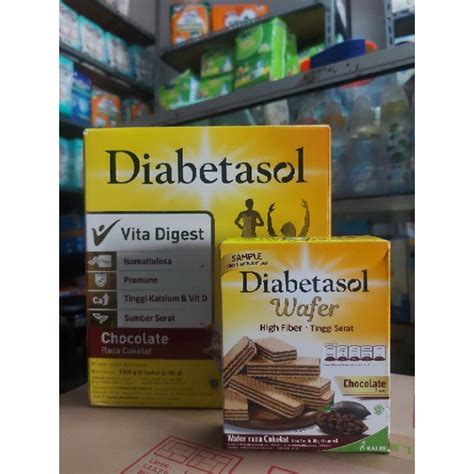 Diabetasol Milk Vanila Coklat Gr Free Fitbar Atau Wafer