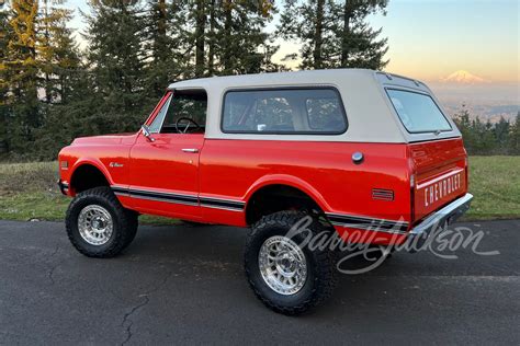 Lot 397 1969 Chevrolet K5 Blazer Custom Suv Barrett Jackson