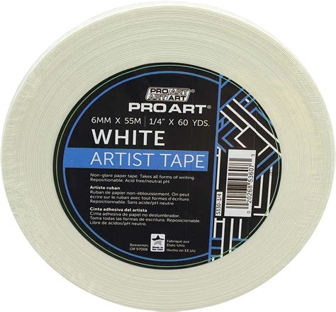 Pro Art Artist Tape 14 X 60 Yd White 14 Inch X 60