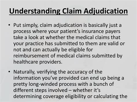 Ppt What Is Claim Adjudication And How Does It Impact Your Practice