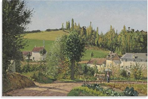 Amazon Classic Aesthetic Art Camille Jacob Pissarro Hameau Aux