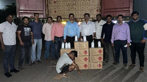 Navi Mumbai State Excise Seizes Litres Of Illicit Ethanol