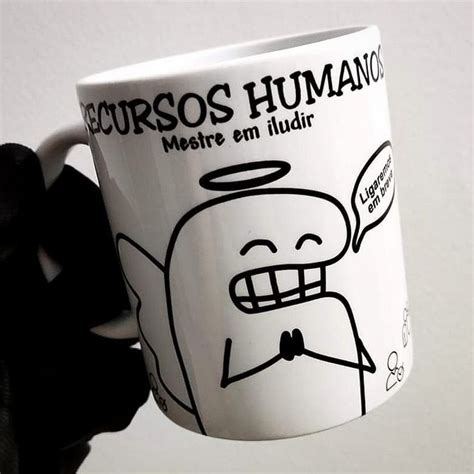 Caneca de cerâmica personalizada Flork Recursos humanos mestre em