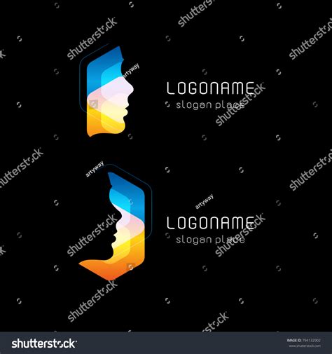 Abstract Facial Mask Vector Logo Hacker Stock Vector (Royalty Free) 794132902 | Shutterstock