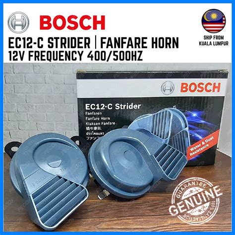 Bosch Car Ec C Strider Fanfare Horn V Frequency Hz