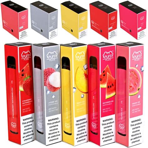 Puff Bar Plus Disposable Salt Nic Device 800 Puffs Fast Ship Vape Central Group