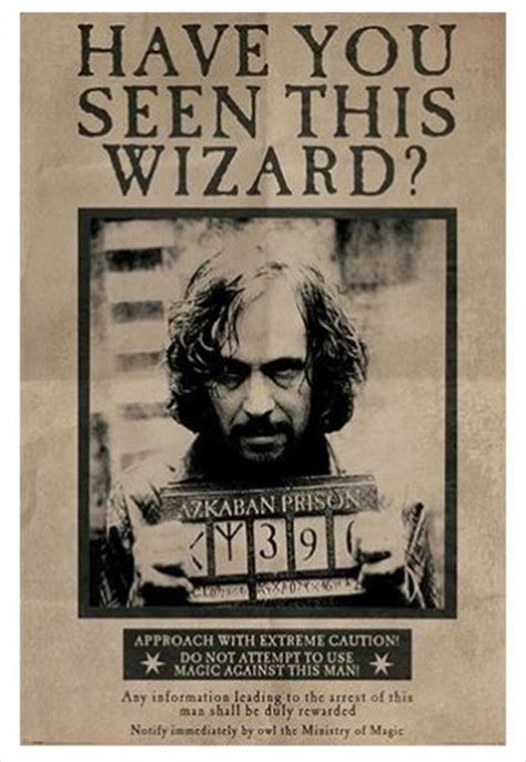 Printable Sirius Black Wanted Poster