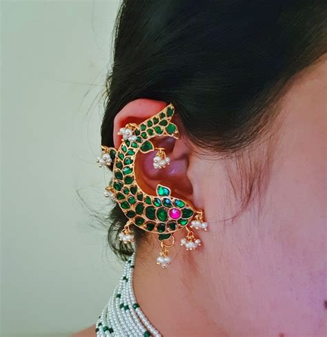 Fish Ear Cuffs South India Jewels