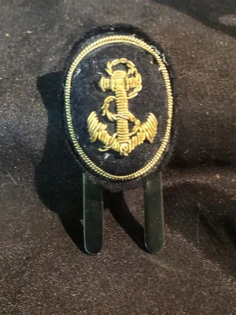 ANCIEN INSIGNE DE Casquette Officier De Marine EUR 35 00 PicClick FR