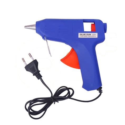 40watt Hard Plastic Body Stainless Steel Nozzle Hot Melt Glue Gun India S Largest Electronics