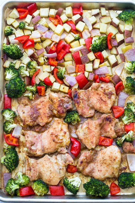 30 Minute Sheet Pan Chicken With Veggies Paleo And Whole30 The Paleo