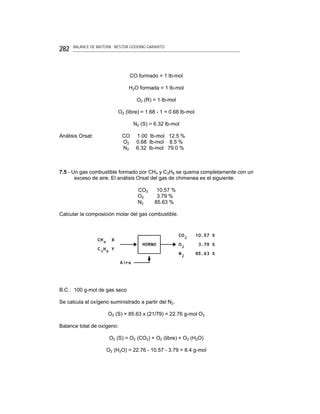 Cap Balance De Materia En Procesos De Combustion Gooding Pdf