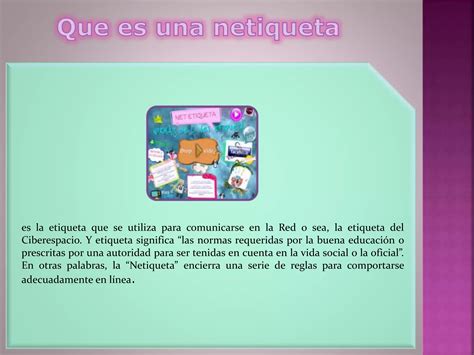 Las 10 Netiquetas PPT