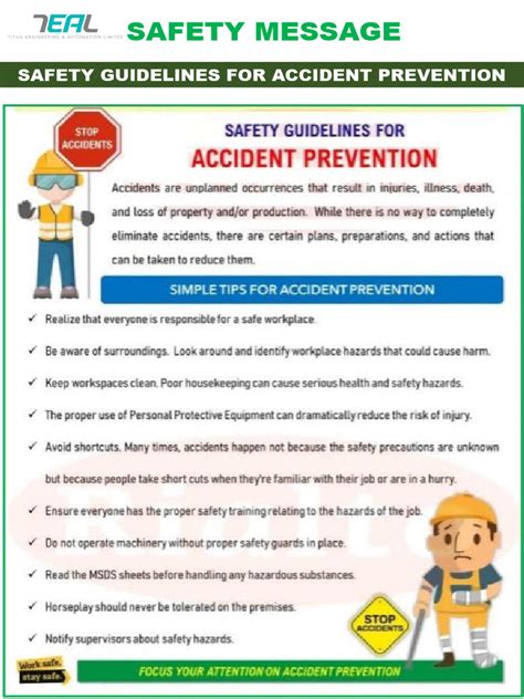 Safety Alert Message - Accident Prevention | PDF