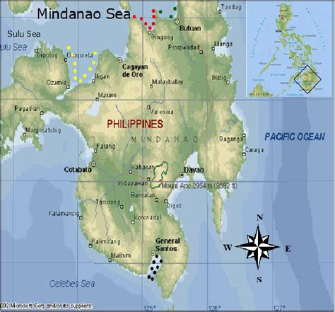 Mindanao Map With Detail