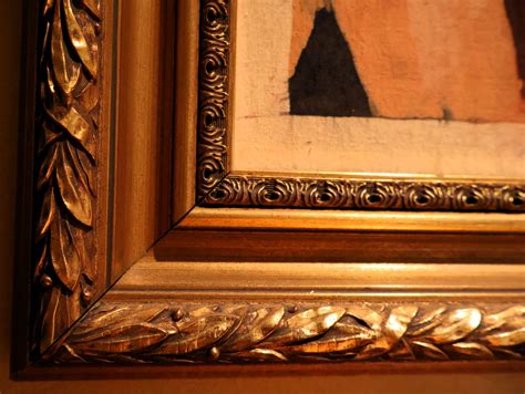 Lot Detail Batik Of Amedeo Modigliani S Seated Nude Framed In Beautiful Gold Gilt Frame With