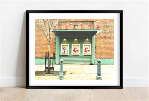 Fenway Park Boston Baseball Red Sox Ticket Office - Etsy