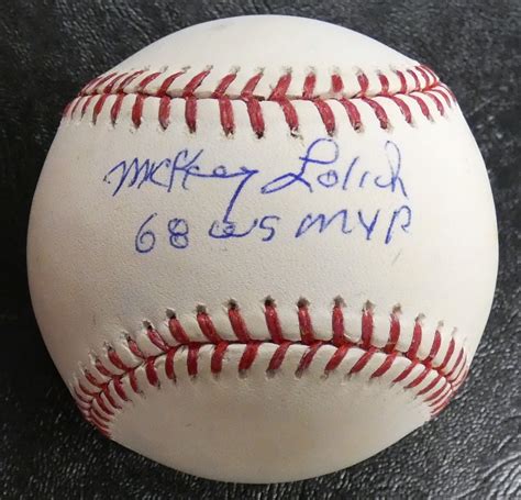 Lot Detail Mickey Lolich Autographed Baseball W Ws Mvp