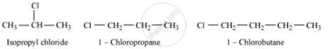 Arrange In Order Of Increasing Boiling Points Chloropropane