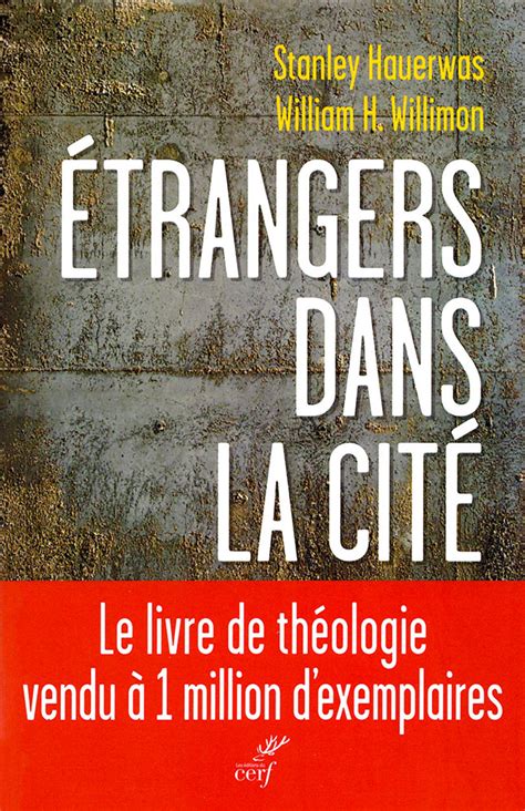 Trangers Dans La Cit Le Livre De Th Ologie Vendu Million D