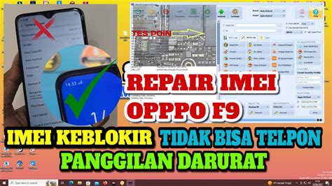 REPAIR IMEI OPPO F9 CPH1823 IMEI TERBLOKIR TIDAK BISA TELPON