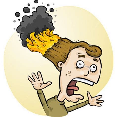 Running With Hair On Fire Clip Art Library