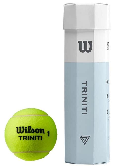 Wilson Triniti Tennis Balls - 4 Ball Tube — Tennis HQ