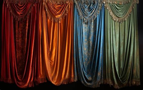 Premium AI Image | Elegant Silk Drapes